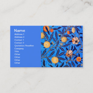 Fine Fruit Vintage William Morris Pattern Business Card