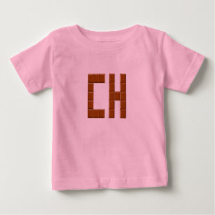 Fine Jersey T-shirt Babies CHOCOLAT SWITZERLAND