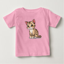 Fine jersey T-shirt for babies