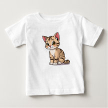 Fine jersey T-shirt for babies