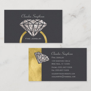 Fine Jewellery Business Card Engagement Ring
