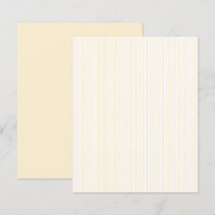 Fine Line Gold White Stripe Scrapbook Paper