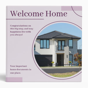 Fine Lines Home Real Estate Agent Pink Binder