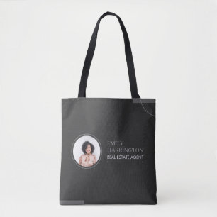 Fine Lines Real Estate Agent Neutral Tote Bag