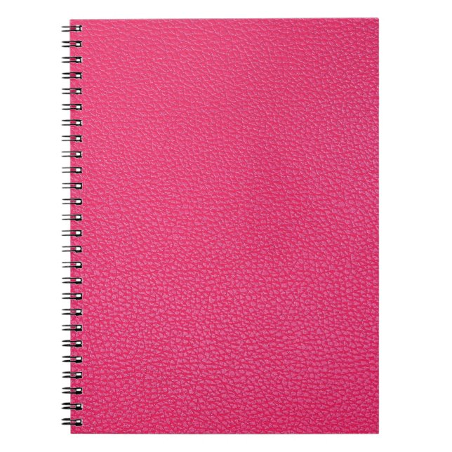 Fine Luxury Pink Cloth Texture. Notebook (Front)