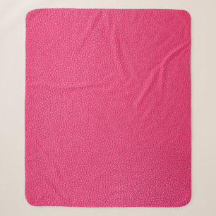 Fine Luxury Pink Cloth Texture. Sherpa Blanket