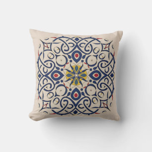 fine mosaic throw pillow