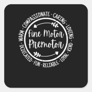 Fine Motor Premotor Occupational Therapy Therapist Square Sticker