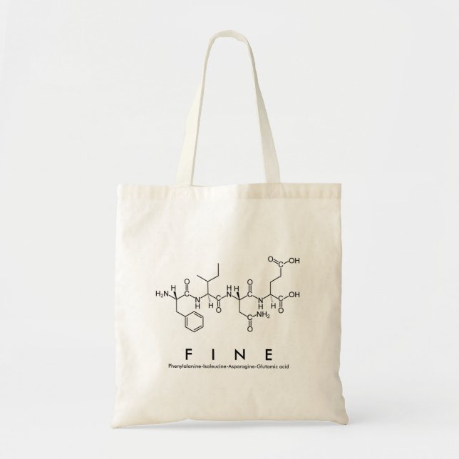 Fine peptide name bag (Front)