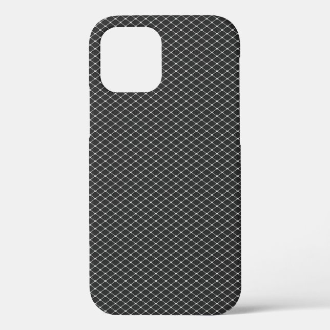 Fine Silver Metal Mesh Pattern Case-Mate iPhone Case (Back)