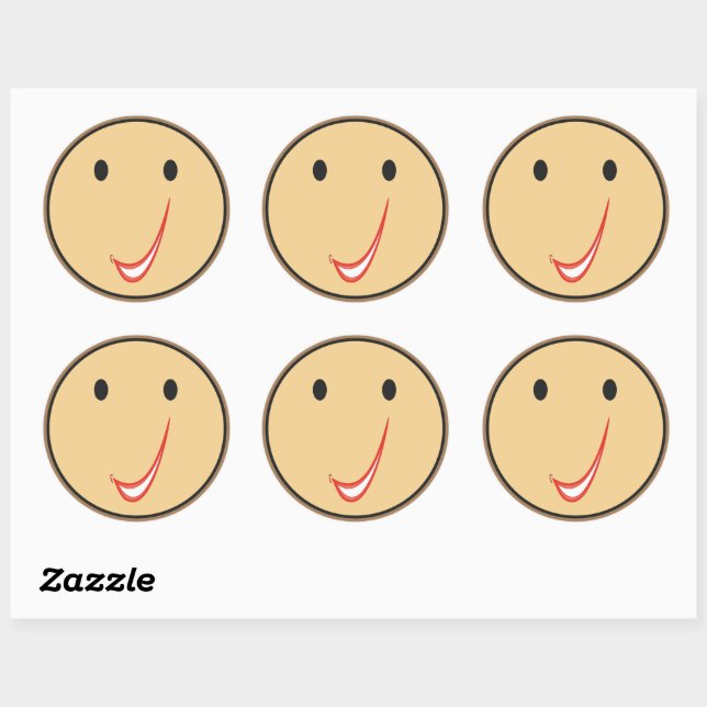 Fine Smile C0. Classic Round Sticker (Sheet)