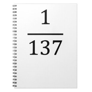 fine structure constant, made only for physicsts notebook
