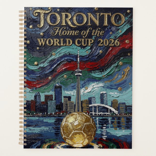 Fine Toronto Soccer Art 2026 Stadium  Planner (Front)