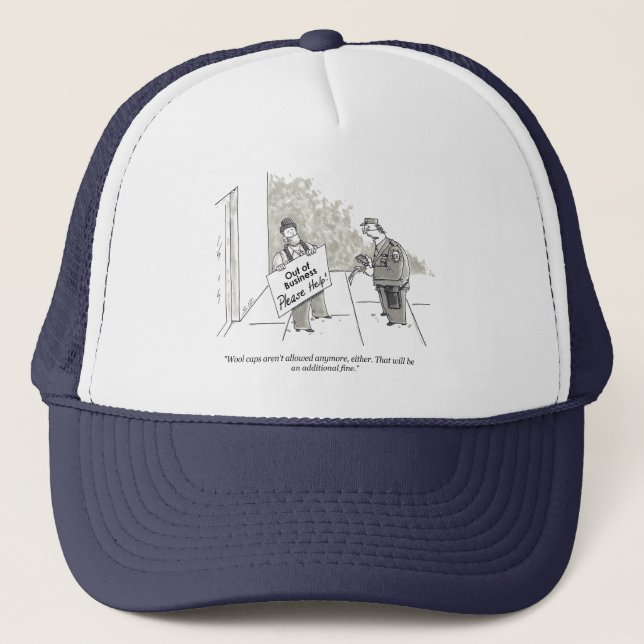 Fine trucker hat (Front)