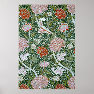 Fine Vintage William Morris Floral Pattern Poster