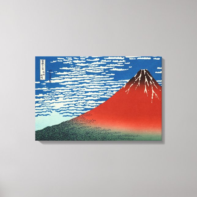 Fine Wind Clear Morning Canvas Print (Front)