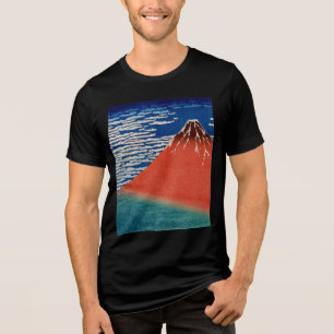 Fine Wind, Clear Morning (Red Fuji) Tri-Blend Shirt
