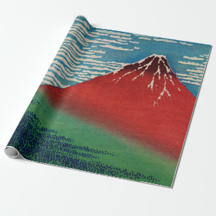 Fine Wind Clear Morning Vintage Japanese Art Wrapping Paper
