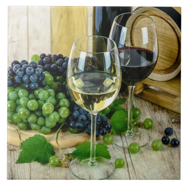 Fine Wine, Aged to Perfection, Tile (Front)