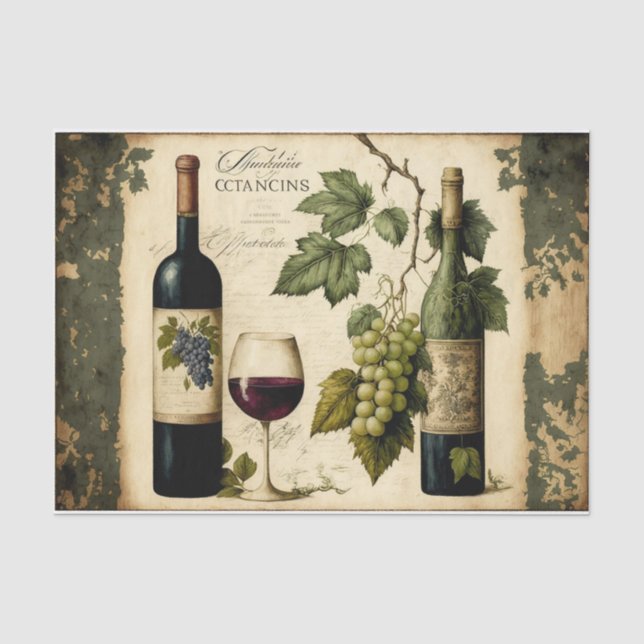 Fine Wine Tissue Paper (Front)