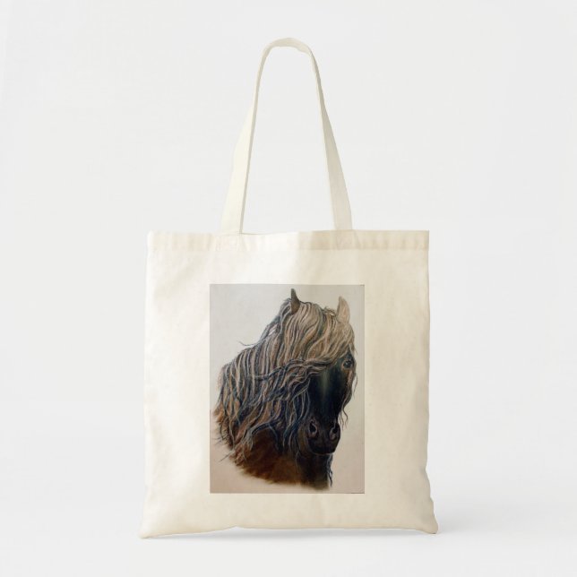 Fineart Mustang Horse Budget Sac fourre-tout (Devant)