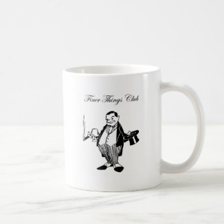 Finer Things Club Cigar Character Coffee Mug