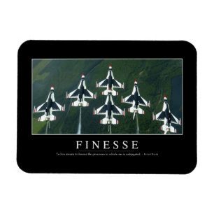 Finesse: Inspirational Quote Magnet