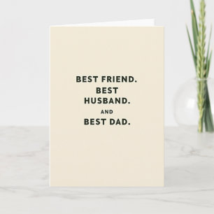 Finest Dad Typography Card