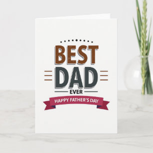 Finest Fathers Day Type Card