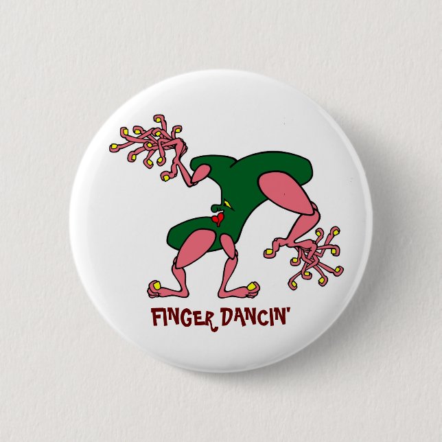 Finger Dancin' Button (Front)