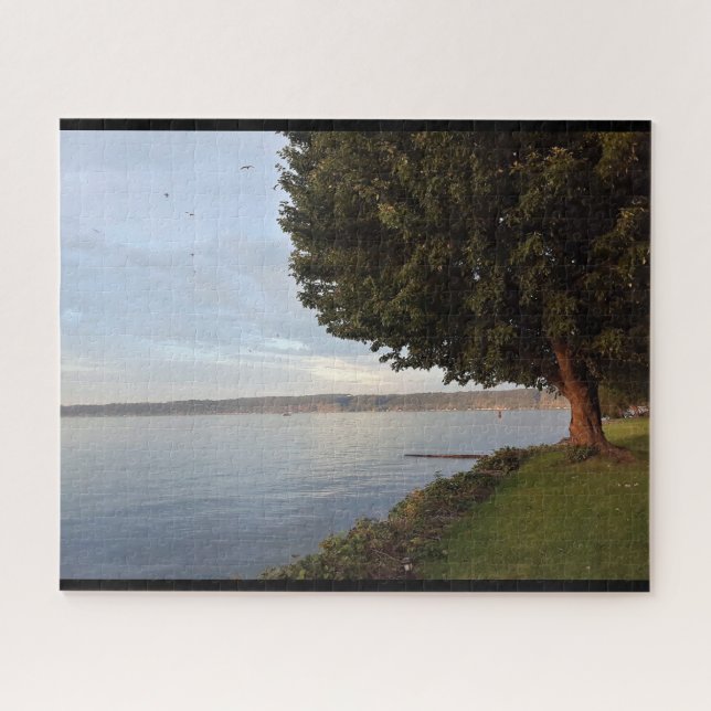 FINGER LAKES CAYUGA LAKE JIGSAW PUZZLE (Horizontal)