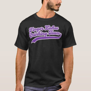Finger Lakes Drinking Team Winery Wine Tasting Tri T-Shirt