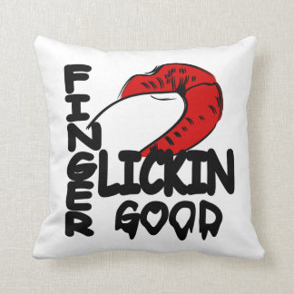 Finger Lickin Good Throw Pillow
