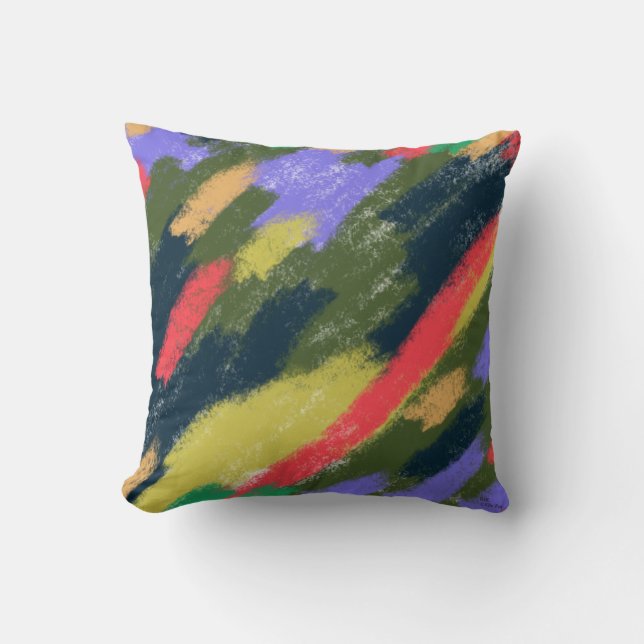 Finger Painting Pillow (Front)