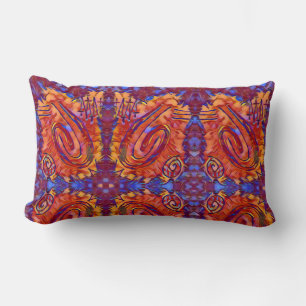Finger Painting - Pinata Lumbar Pillow