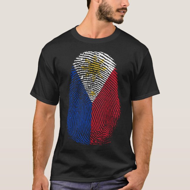 Finger Print - Philippines T-Shirt (Front)