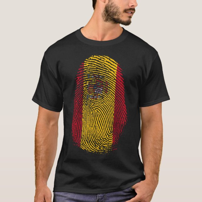 Finger Print - Spain T-Shirt (Front)