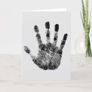 Finger Prints Talking Canyons, New Mexico Card