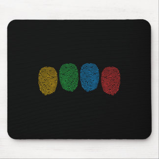 Fingerprint Autism Awareness Neurodiversity Autism Mouse Pad