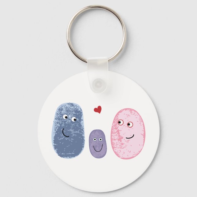 Fingerprint family keychain (Front)