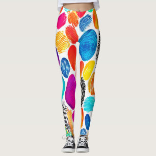Fingerprint Fusion Art Leggings
