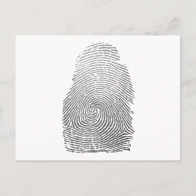 Fingerprint Postcard (Front)