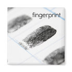 Fingerprint Refrigerator Magnet