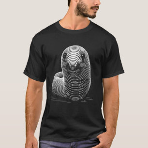 Fingerprint Style - Worm Dad Mom T-Shirt