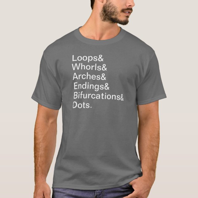 Fingerprint Terms T-Shirt (Front)
