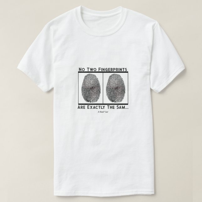 Fingerprints - A MisterP Shirt (Design Front)