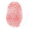 Fingerprints sticker