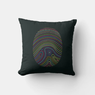 Fingerprints Throw Pillow