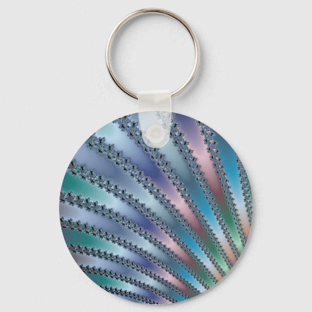 Fingers Fractal Art Keychain (Front)