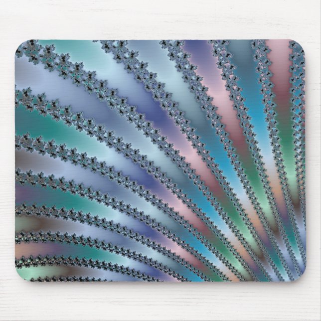 Fingers Fractal Art Mouse Pad (Front)